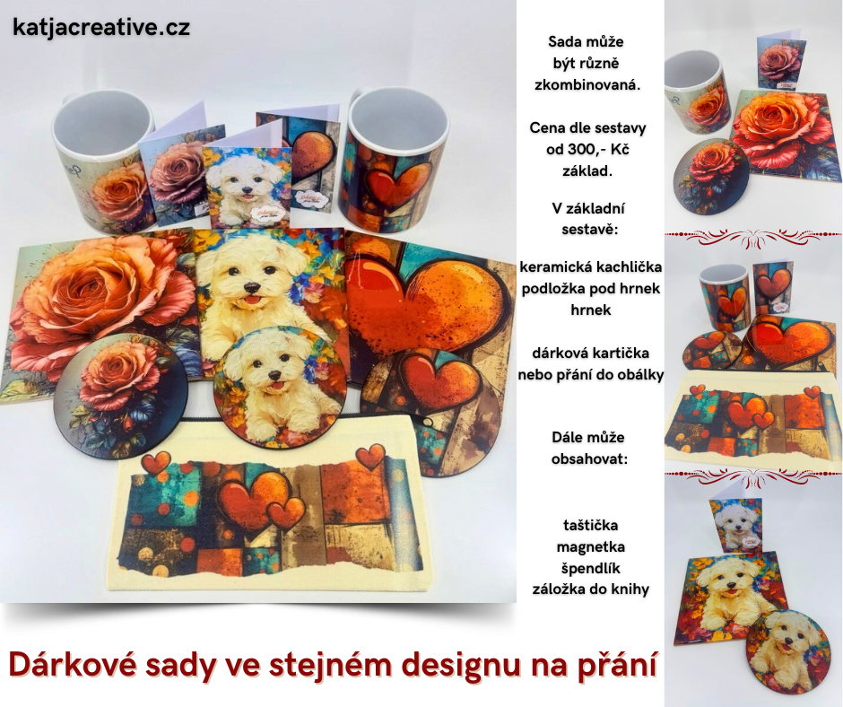 Dárkové sady ve stejném designu na přání (1)